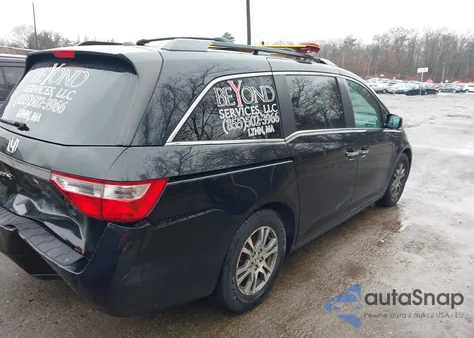 2012 Honda Odyssey Ex-L z USA, uszkodzony, nr VIN 5FNRL5H63CB119977